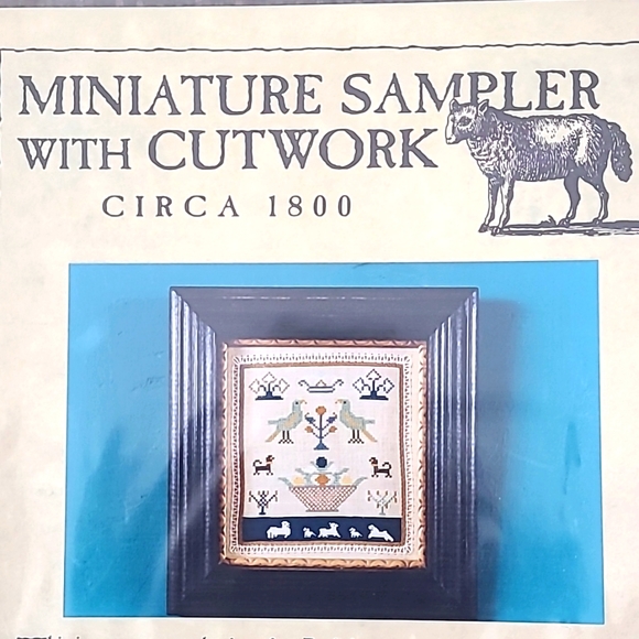 The Scarlet Letter sampler kit, circa 1800 - Picture 1 of 12